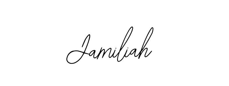 How to Draw Jamiliah signature style? Bearetta-2O07w is a latest design signature styles for name Jamiliah. Jamiliah signature style 12 images and pictures png