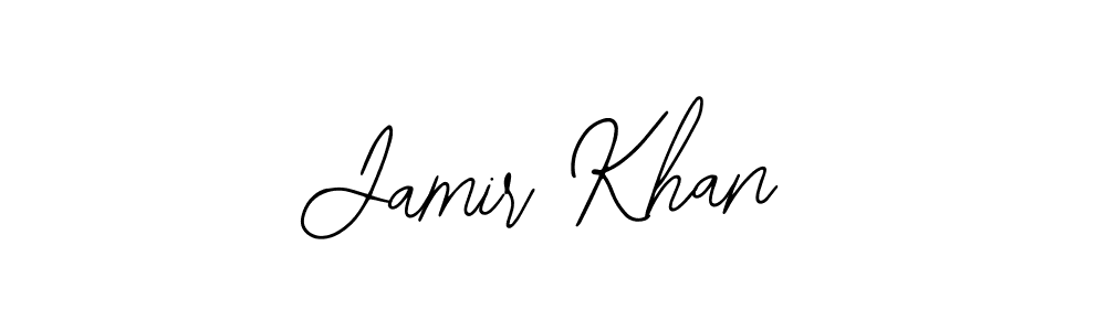 Bearetta-2O07w is a professional signature style that is perfect for those who want to add a touch of class to their signature. It is also a great choice for those who want to make their signature more unique. Get Jamir Khan name to fancy signature for free. Jamir Khan signature style 12 images and pictures png