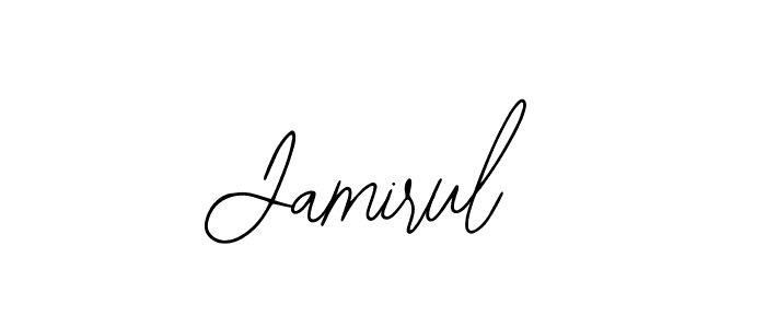 if you are searching for the best signature style for your name Jamirul. so please give up your signature search. here we have designed multiple signature styles  using Bearetta-2O07w. Jamirul signature style 12 images and pictures png