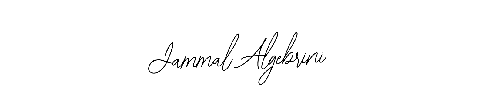 You should practise on your own different ways (Bearetta-2O07w) to write your name (Jammal Algebrini) in signature. don't let someone else do it for you. Jammal Algebrini signature style 12 images and pictures png