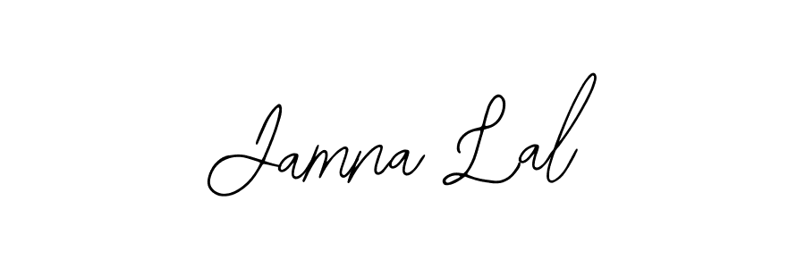 This is the best signature style for the Jamna Lal name. Also you like these signature font (Bearetta-2O07w). Mix name signature. Jamna Lal signature style 12 images and pictures png