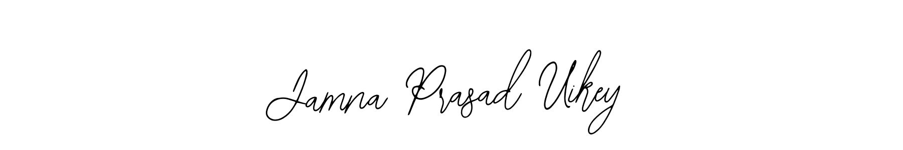 if you are searching for the best signature style for your name Jamna Prasad Uikey. so please give up your signature search. here we have designed multiple signature styles  using Bearetta-2O07w. Jamna Prasad Uikey signature style 12 images and pictures png