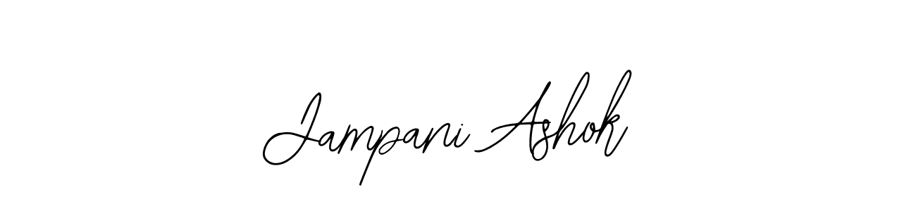 if you are searching for the best signature style for your name Jampani Ashok. so please give up your signature search. here we have designed multiple signature styles  using Bearetta-2O07w. Jampani Ashok signature style 12 images and pictures png