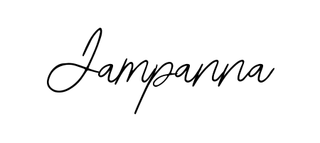 Practice writing Jampanna with the flow of Bearetta-2O07w lettering. A fantastic source of inspiration for developing your personal signature style. Jampanna signature style 12 images and pictures png