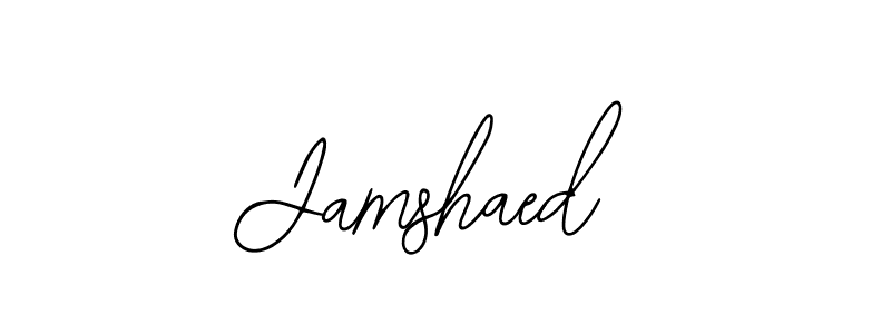 How to make Jamshaed name signature. Use Bearetta-2O07w style for creating short signs online. This is the latest handwritten sign. Jamshaed signature style 12 images and pictures png