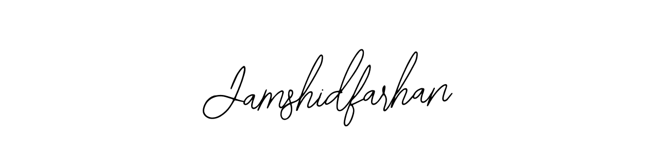 How to make Jamshidfarhan name signature. Use Bearetta-2O07w style for creating short signs online. This is the latest handwritten sign. Jamshidfarhan signature style 12 images and pictures png
