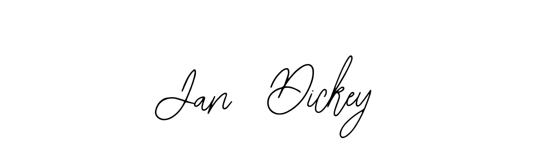 Design your own signature with our free online signature maker. With this signature software, you can create a handwritten (Bearetta-2O07w) signature for name Jan  Dickey. Jan  Dickey signature style 12 images and pictures png