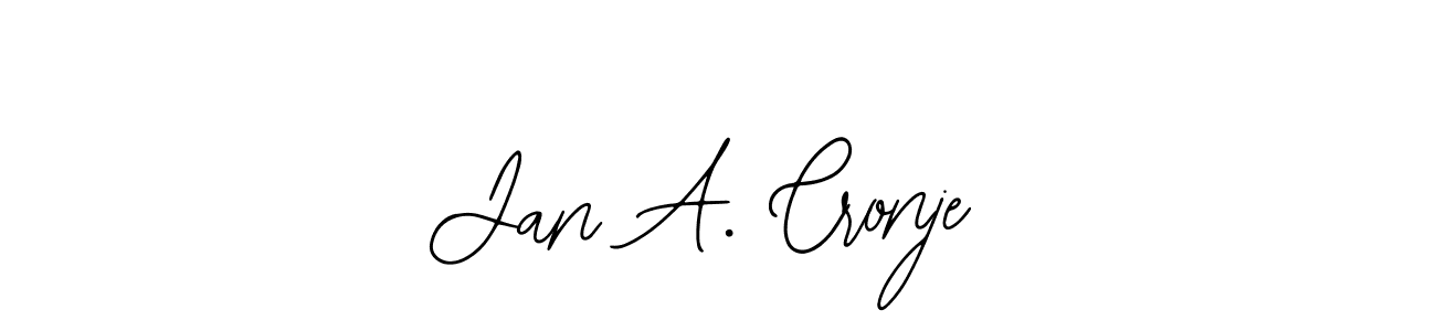 How to make Jan A. Cronje signature? Bearetta-2O07w is a professional autograph style. Create handwritten signature for Jan A. Cronje name. Jan A. Cronje signature style 12 images and pictures png