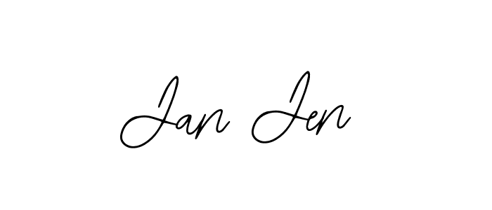 Bearetta-2O07w is a professional signature style that is perfect for those who want to add a touch of class to their signature. It is also a great choice for those who want to make their signature more unique. Get Jan Jen name to fancy signature for free. Jan Jen signature style 12 images and pictures png