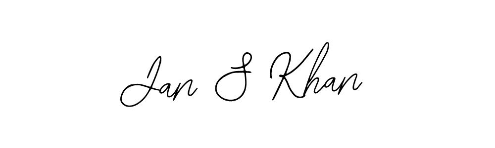 Best and Professional Signature Style for Jan S Khan. Bearetta-2O07w Best Signature Style Collection. Jan S Khan signature style 12 images and pictures png