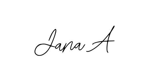 This is the best signature style for the Jana A name. Also you like these signature font (Bearetta-2O07w). Mix name signature. Jana A signature style 12 images and pictures png