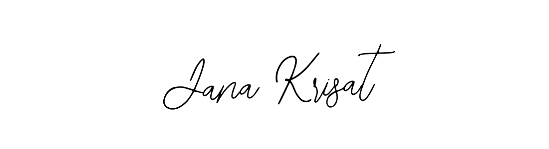 Make a beautiful signature design for name Jana Krisat. Use this online signature maker to create a handwritten signature for free. Jana Krisat signature style 12 images and pictures png