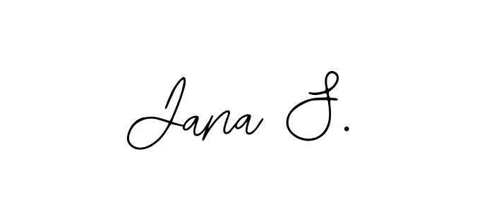 if you are searching for the best signature style for your name Jana S.. so please give up your signature search. here we have designed multiple signature styles  using Bearetta-2O07w. Jana S. signature style 12 images and pictures png