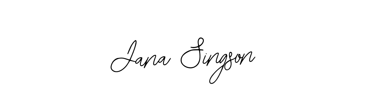 Make a short Jana Singson signature style. Manage your documents anywhere anytime using Bearetta-2O07w. Create and add eSignatures, submit forms, share and send files easily. Jana Singson signature style 12 images and pictures png