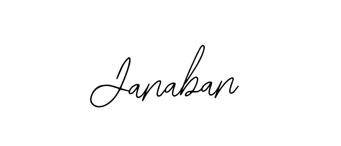 Bearetta-2O07w is a professional signature style that is perfect for those who want to add a touch of class to their signature. It is also a great choice for those who want to make their signature more unique. Get Janaban name to fancy signature for free. Janaban signature style 12 images and pictures png