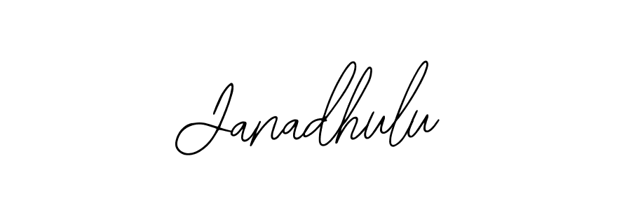Similarly Bearetta-2O07w is the best handwritten signature design. Signature creator online .You can use it as an online autograph creator for name Janadhulu. Janadhulu signature style 12 images and pictures png