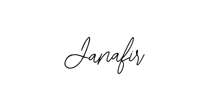 You should practise on your own different ways (Bearetta-2O07w) to write your name (Janafir) in signature. don't let someone else do it for you. Janafir signature style 12 images and pictures png