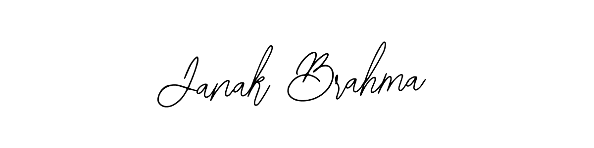 How to make Janak Brahma signature? Bearetta-2O07w is a professional autograph style. Create handwritten signature for Janak Brahma name. Janak Brahma signature style 12 images and pictures png