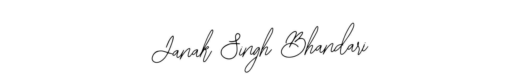 Similarly Bearetta-2O07w is the best handwritten signature design. Signature creator online .You can use it as an online autograph creator for name Janak Singh Bhandari. Janak Singh Bhandari signature style 12 images and pictures png