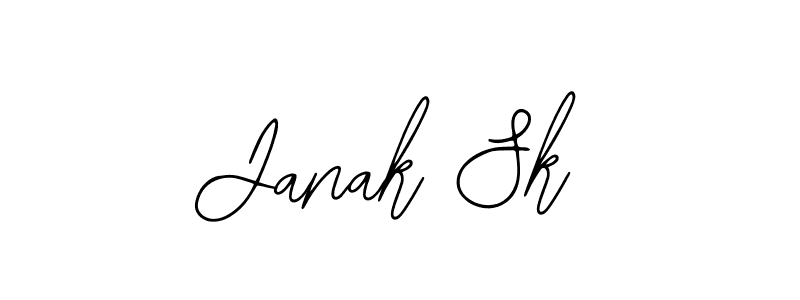 Also You can easily find your signature by using the search form. We will create Janak Sk name handwritten signature images for you free of cost using Bearetta-2O07w sign style. Janak Sk signature style 12 images and pictures png