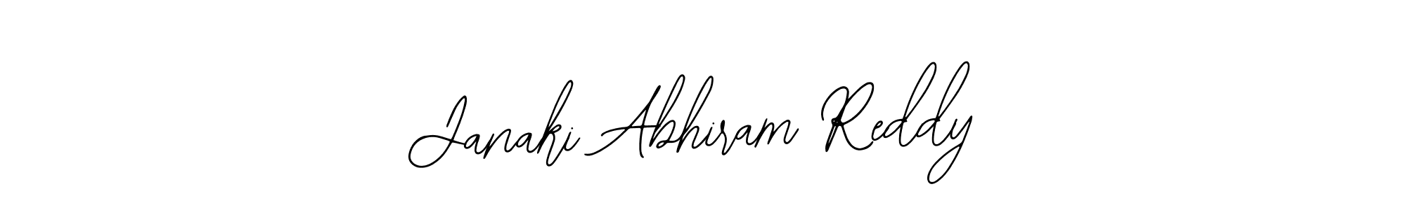 Create a beautiful signature design for name Janaki Abhiram Reddy. With this signature (Bearetta-2O07w) fonts, you can make a handwritten signature for free. Janaki Abhiram Reddy signature style 12 images and pictures png
