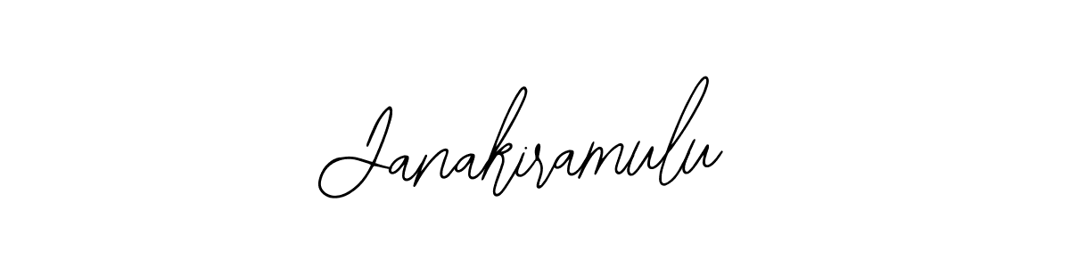 Design your own signature with our free online signature maker. With this signature software, you can create a handwritten (Bearetta-2O07w) signature for name Janakiramulu. Janakiramulu signature style 12 images and pictures png