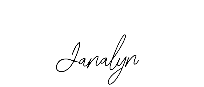 How to make Janalyn name signature. Use Bearetta-2O07w style for creating short signs online. This is the latest handwritten sign. Janalyn signature style 12 images and pictures png