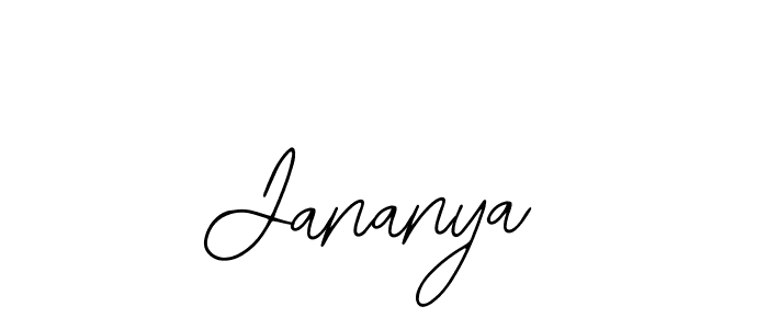 How to make Jananya name signature. Use Bearetta-2O07w style for creating short signs online. This is the latest handwritten sign. Jananya signature style 12 images and pictures png
