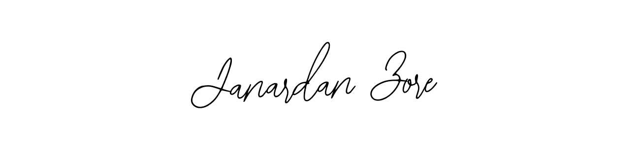 Also we have Janardan Zore name is the best signature style. Create professional handwritten signature collection using Bearetta-2O07w autograph style. Janardan Zore signature style 12 images and pictures png