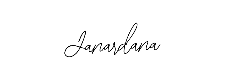 Design your own signature with our free online signature maker. With this signature software, you can create a handwritten (Bearetta-2O07w) signature for name Janardana. Janardana signature style 12 images and pictures png
