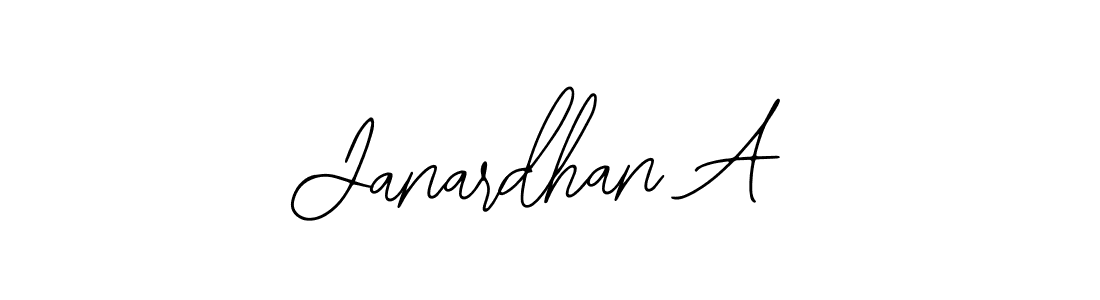 Make a beautiful signature design for name Janardhan A. Use this online signature maker to create a handwritten signature for free. Janardhan A signature style 12 images and pictures png