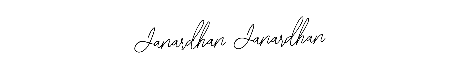 How to make Janardhan Janardhan name signature. Use Bearetta-2O07w style for creating short signs online. This is the latest handwritten sign. Janardhan Janardhan signature style 12 images and pictures png
