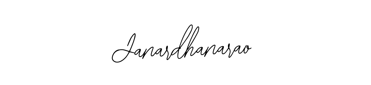 Design your own signature with our free online signature maker. With this signature software, you can create a handwritten (Bearetta-2O07w) signature for name Janardhanarao. Janardhanarao signature style 12 images and pictures png