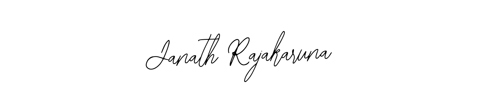 How to make Janath Rajakaruna name signature. Use Bearetta-2O07w style for creating short signs online. This is the latest handwritten sign. Janath Rajakaruna signature style 12 images and pictures png