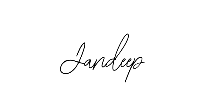 Design your own signature with our free online signature maker. With this signature software, you can create a handwritten (Bearetta-2O07w) signature for name Jandeep. Jandeep signature style 12 images and pictures png