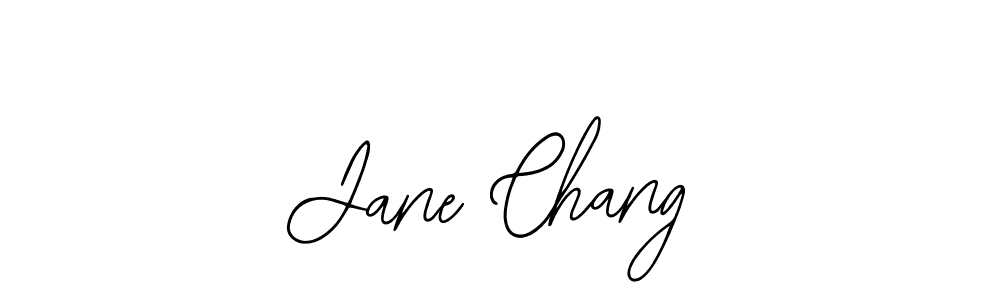 Use a signature maker to create a handwritten signature online. With this signature software, you can design (Bearetta-2O07w) your own signature for name Jane Chang. Jane Chang signature style 12 images and pictures png