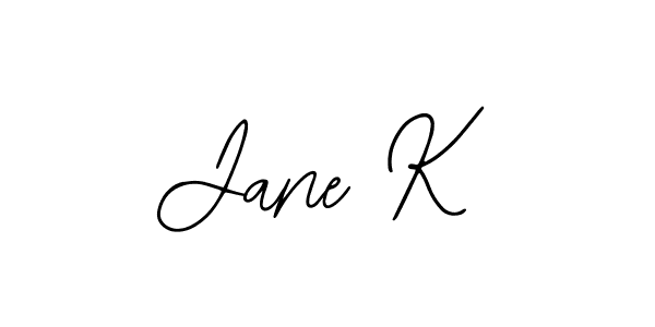Make a beautiful signature design for name Jane K. With this signature (Bearetta-2O07w) style, you can create a handwritten signature for free. Jane K signature style 12 images and pictures png