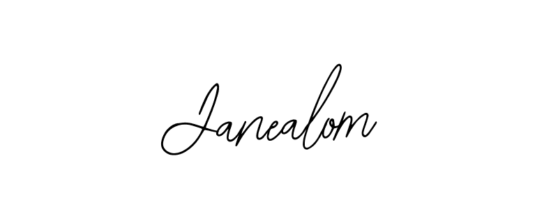 How to make Janealom signature? Bearetta-2O07w is a professional autograph style. Create handwritten signature for Janealom name. Janealom signature style 12 images and pictures png