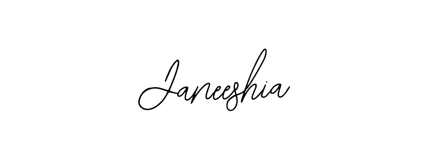 How to make Janeeshia name signature. Use Bearetta-2O07w style for creating short signs online. This is the latest handwritten sign. Janeeshia signature style 12 images and pictures png