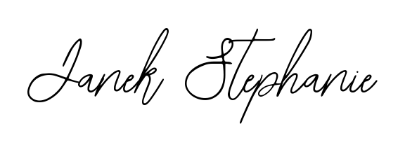 Create a personalized artistic stamp with Janek Stephanie in Bearetta-2O07w font. Perfect for visual artists, designers, and influencers. Janek Stephanie signature style 12 images and pictures png