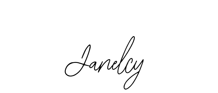 Use a signature maker to create a handwritten signature online. With this signature software, you can design (Bearetta-2O07w) your own signature for name Janelcy. Janelcy signature style 12 images and pictures png