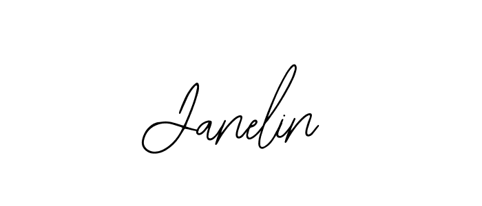 Use a signature maker to create a handwritten signature online. With this signature software, you can design (Bearetta-2O07w) your own signature for name Janelin. Janelin signature style 12 images and pictures png