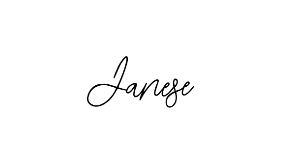 Make a beautiful signature design for name Janese. With this signature (Bearetta-2O07w) style, you can create a handwritten signature for free. Janese signature style 12 images and pictures png