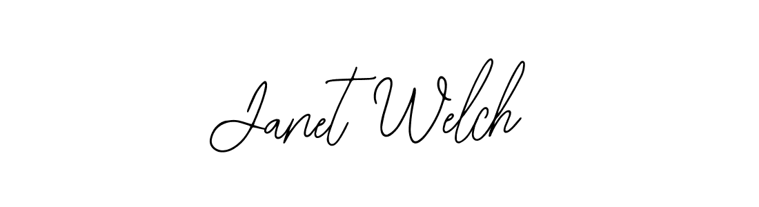 Design your own signature with our free online signature maker. With this signature software, you can create a handwritten (Bearetta-2O07w) signature for name Janet Welch. Janet Welch signature style 12 images and pictures png