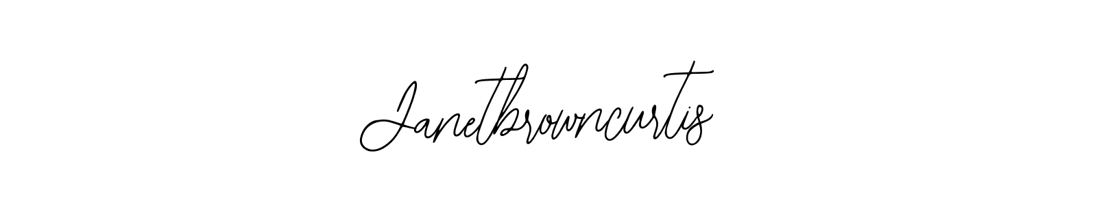 How to make Janetbrowncurtis name signature. Use Bearetta-2O07w style for creating short signs online. This is the latest handwritten sign. Janetbrowncurtis signature style 12 images and pictures png