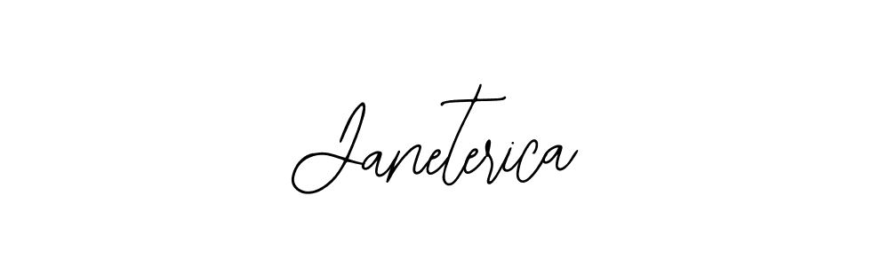 How to make Janeterica signature? Bearetta-2O07w is a professional autograph style. Create handwritten signature for Janeterica name. Janeterica signature style 12 images and pictures png