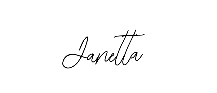 You should practise on your own different ways (Bearetta-2O07w) to write your name (Janetta) in signature. don't let someone else do it for you. Janetta signature style 12 images and pictures png