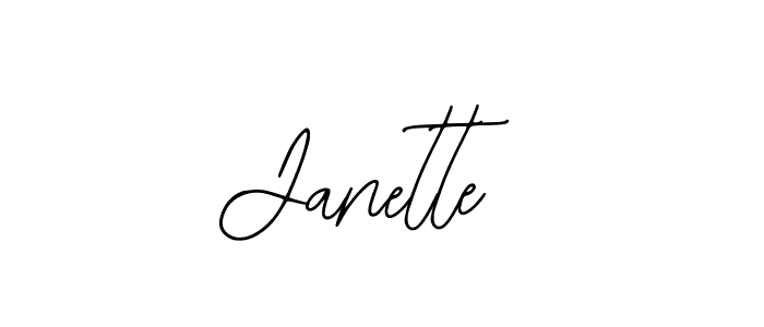 How to make Janette signature? Bearetta-2O07w is a professional autograph style. Create handwritten signature for Janette name. Janette signature style 12 images and pictures png