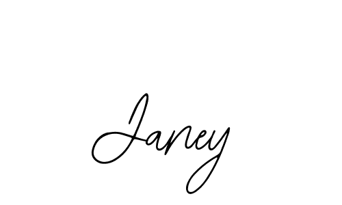 Use a signature maker to create a handwritten signature online. With this signature software, you can design (Bearetta-2O07w) your own signature for name Janey. Janey signature style 12 images and pictures png