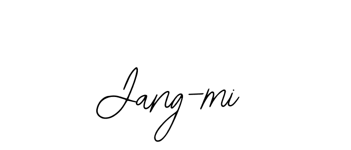 Use a signature maker to create a handwritten signature online. With this signature software, you can design (Bearetta-2O07w) your own signature for name Jang-mi. Jang-mi signature style 12 images and pictures png